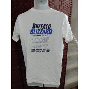 Vintage Y2K I Survived The Buffalo Blizzard 2000 T Shirt Small Buffalo Pride